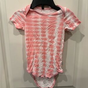 Kyte BABY Pink and White Bodysuit